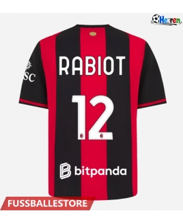 Günstige AC Milan Adrien Rabiot #12 Heimtrikot 2026-27 Kurzarm